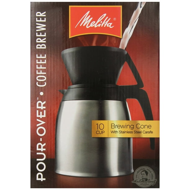64104, Melitta Stainless Steel PourOver Thermal Carafe
