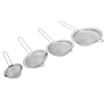 thumbnail image 4 of 4Pcs/Set Stainless Steel Strainers, Handheld Funnels Fine Mesh Oil Strainer Flour Sifter Sieve Colander Kitchen Supply, 4 of 8