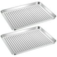 thumbnail image 1 of 2pcs Toast Baking Tray Cookie Baking Sheet Nonstick Baking Sheet Pan Oven Baking Tray, 1 of 8