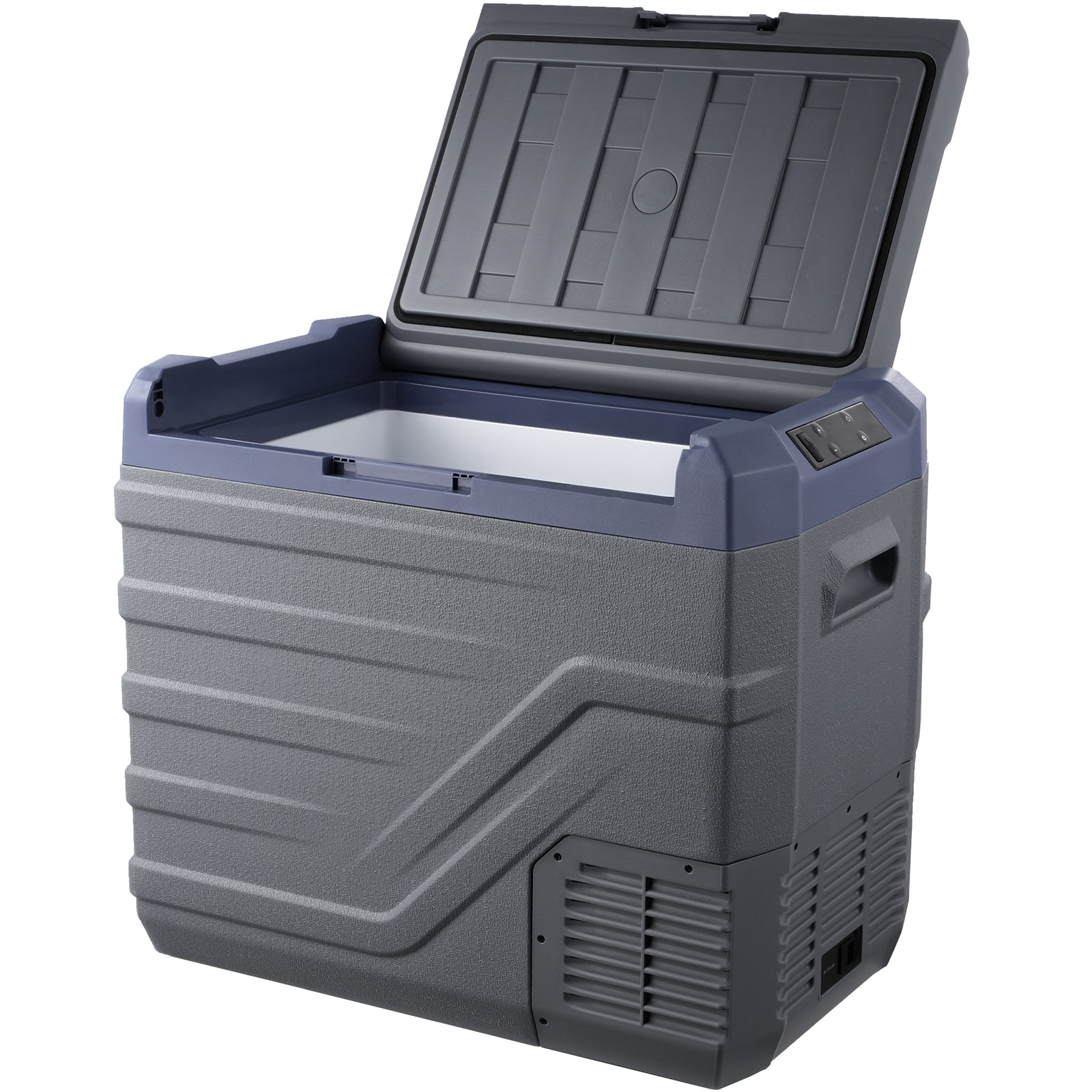 KFFKFF 12V Car Refrigerator ,  52.8 QT Portable Fridge Freezer,  12/24V DC 110~240V AC -4℉ to 68℉ for RV Camping, Travel, Truck, Home