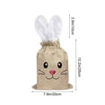 thumbnail image 3 of ChicYu Easter Bunny Gift Bags Party Favor Birthday Decoration Reusable Bunny Drawstring Treat Goodie Bag for Bunny Easter Shower Candy Garden Tea Party Supplies, 3 of 6