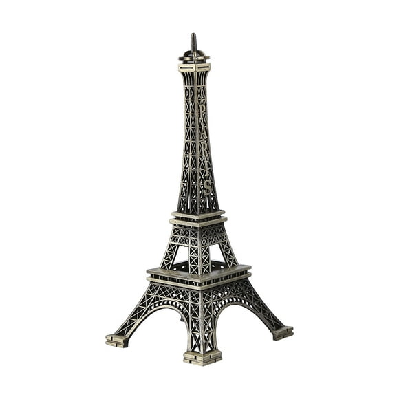 Emoshayoga Modèle De Tour Eiffel - Statue De Tour Eiffel en Bronze Antique De Paris Modèle en Alliage Vintage Décoration De Bureau Décoration De Statue De Tour Eiffel(15cm)