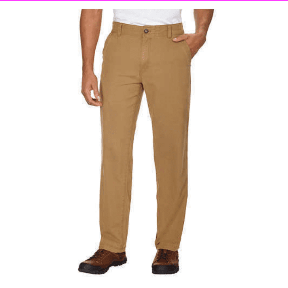 G.H. Bass G.H. Bass and Co. Men's Rugged wash Relaxed fit Straight leg Stretch Canvas Pant