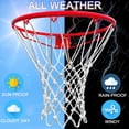 thumbnail image 2 of Basketball Net Outdoor, Professional Heavy Duty Basketball Net Replacement,All Weather Anti Whip, Suitable for Outdoor Standard 12 Loops Basketball Hoop, 2 of 4