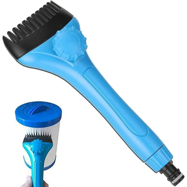 Tianlu pool Filter Clean Brush, 25cm Handheld Jet Cleaner Pool Filter