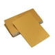 thumbnail image 1 of Tholdsy 100 unids/set tarjetas lisas de Metal grabadas versátiles para necesidades comerciales, elaboración de tarjetas de visita en blanco cartulina oro profundo, 1 of 6