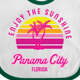 thumbnail image 4 of Inktastic Summer Enjoy the Sunshine Panama City Florida in Pink Boys or Girls Baby Bib, 4 of 4