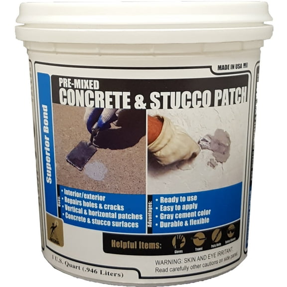 Akona Concrete and Stucco Patch Pre-Mixed 1 Quart