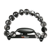 Rhythm Tech RTPRO10 Pro Tambourine Black/Black Nickel Steel Jingles