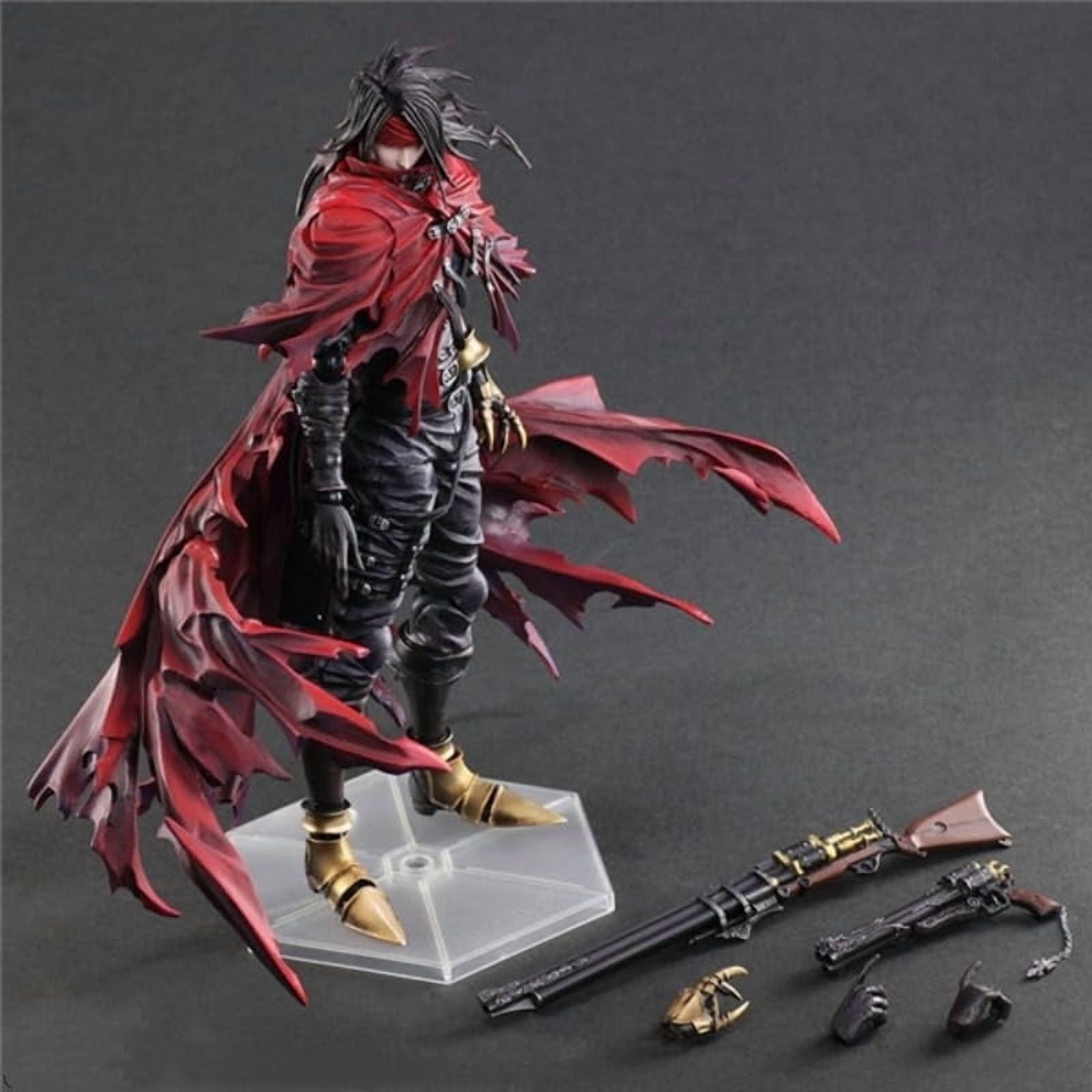 Vincent Figure, Standing Vincent Valentine Figures 27cm/10.6inch PVC Anime Character Collection Decor Statue Model Desktop Decoration Ornament Gifts