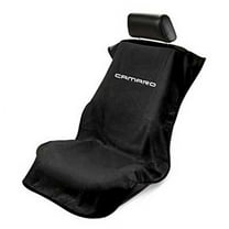 Camaro Seat Covers - Seat Armour - Black: 2010-2015 Set of 2