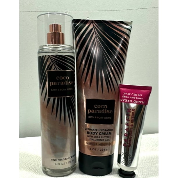 Bath & Body Works Coco Paradise Duo Care & Hand Cream (Body Cream 8 oz