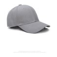 thumbnail image 2 of Opolski Men Outdoor Hat Women Peaked Adjustable Long Brim Baseball Hat for Men Women Sun Anti uv Solid Color Outdoor Grey, 2 of 8