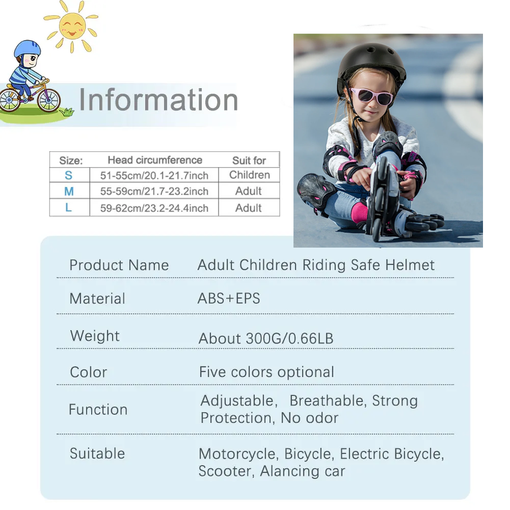 Yuphony Multi-Sport Kids Bike Helmet Ages 5+ photo 3