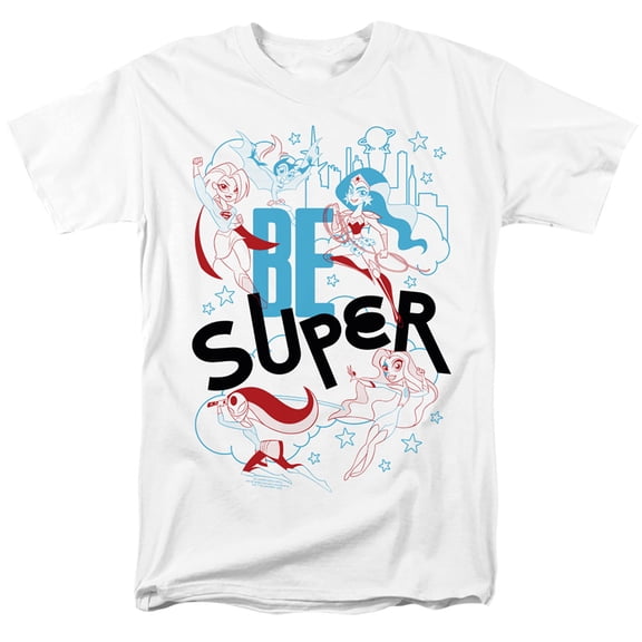 Dc Superhero Girls/Be Super S/S Adult 18/1 White