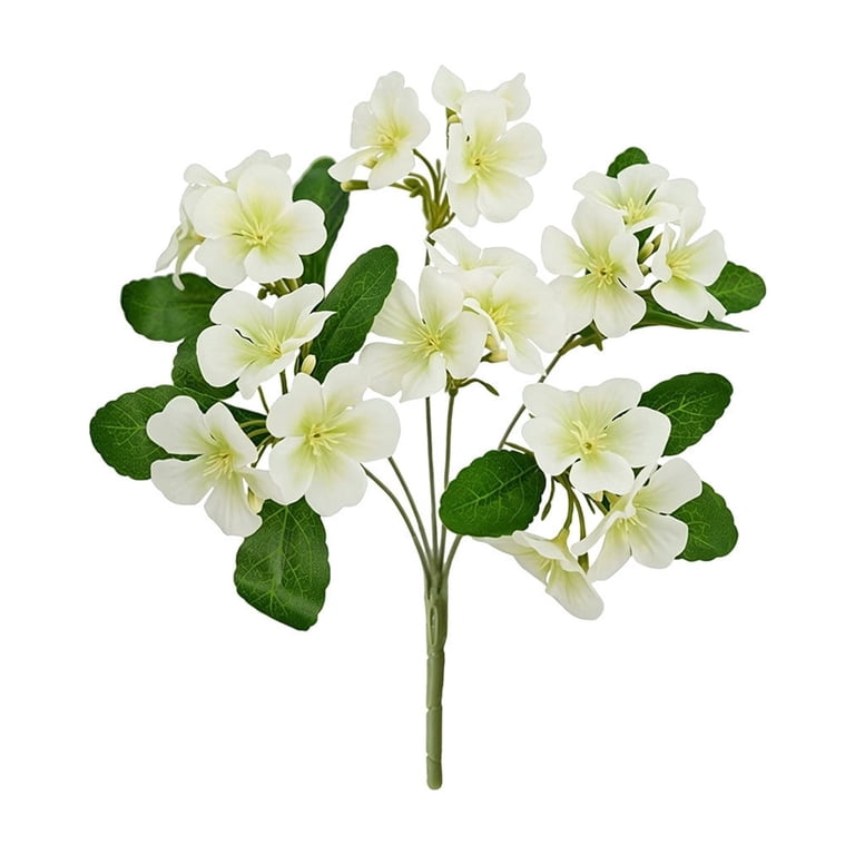 JZCHUNTOY Artificial Hydrangea Flower Bouquet, 6 Forks 18 Blooms