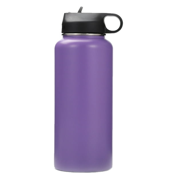 Stainless Steel Water Bottle - Vacuum Insulated Metal Thermos Flask ...