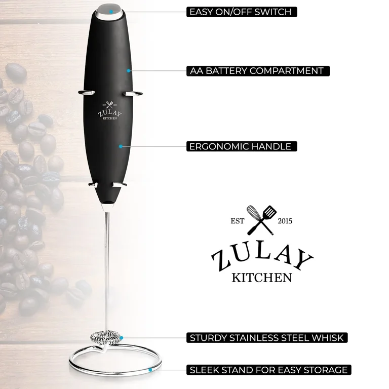 Zulay Kitchen - Zulay Premium French Press Coffee Pot and Milk Frother – J  Lee Decor and Gifts