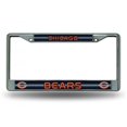 thumbnail image 1 of Chicago Bears Glitter Chrome License Plate Frame, 1 of 1