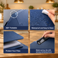 Foldable Clipboards Dark Blue A4 Polypropylene Writing File Folder ...