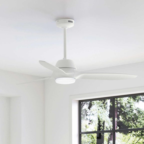 Restored Hunter Fan 52 inch White Indoor/Outdoor Ceiling Fan with Lights and Remote Control for Bedroom, Living Room, Family Room, Dining Room, Kitchen, Office (Refurbished)