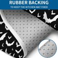 thumbnail image 4 of Black Halloween Bat Silhouettes Bathroom Rugs Sets 3 Piece,Toilet Cover Set,Absorbent Non Slip Bathroom Mats Sets with U-Shaped Contour Rug Toilet Rug Set, 4 of 5