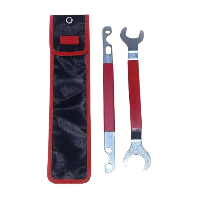Juego de 2 llaves para embrague de ventilador, herramientas manuales de desmontaje, herramienta profesional de extracción e instalación de acero