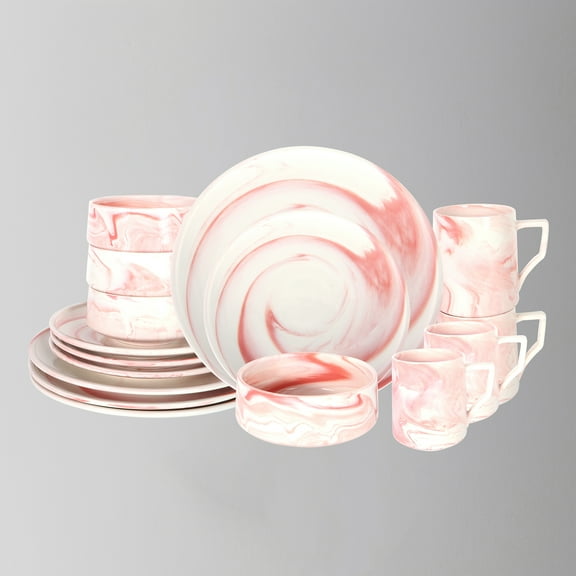 Home VSS, Fine China Marble Dinnerware Set
