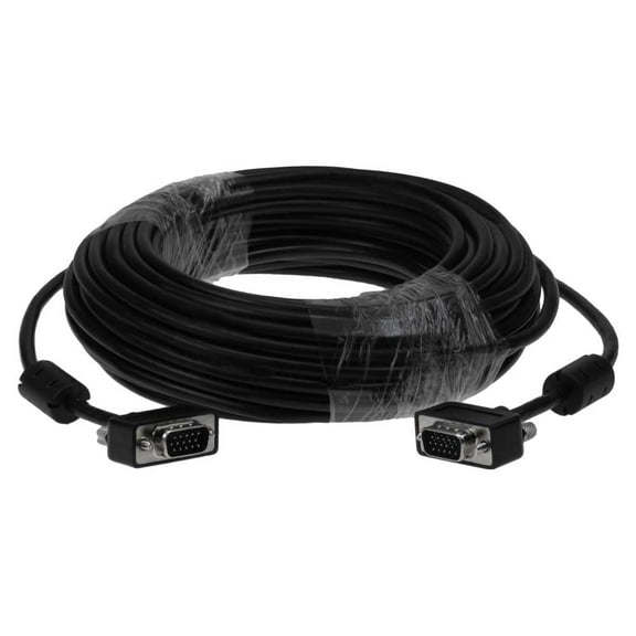 SF Cable 50 feet Ultra Slim SVGA Cable with Ferrites HD15 M/M Triple Shielded