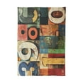 thumbnail image 2 of BZSMCE Square Tablecloth Number Painting Pattern Tableclothes, 2 of 9