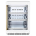 thumbnail image 2 of ZLINE Autograph Edition 24 in. Touchstone 151 Can Beverage Fridge With White Matte Glass Door And Polished Gold Handle (RBSOZ-WM-24-G), 2 of 2