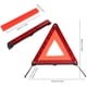 thumbnail image 5 of Btafrte Alertas Automáticas Placa Seguridad Reflector Advertencia Triangular Plegable Accesorios para Automóviles Rojos, 5 of 9