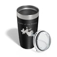thumbnail image 4 of Lake of the Pines Map Tumbler Travel Mug Insulated Laser Engraved Coffee Cup California 20 oz Black, 4 of 5