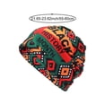 thumbnail image 7 of Jiibva Black History Month Beanie Hat Knitted Hats Chemo Hat Adult Headwear Skull Cap Nightcap, 7 of 7