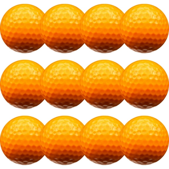 Blacklight Orange Golf Balls – 12 Pack – High-Visibility by GBM Golf