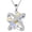 Citrine Yellow Crystal, variant on Crystal Necklace 925 Sterling Silver Crystal Pendant Necklace for Women Gift for Women