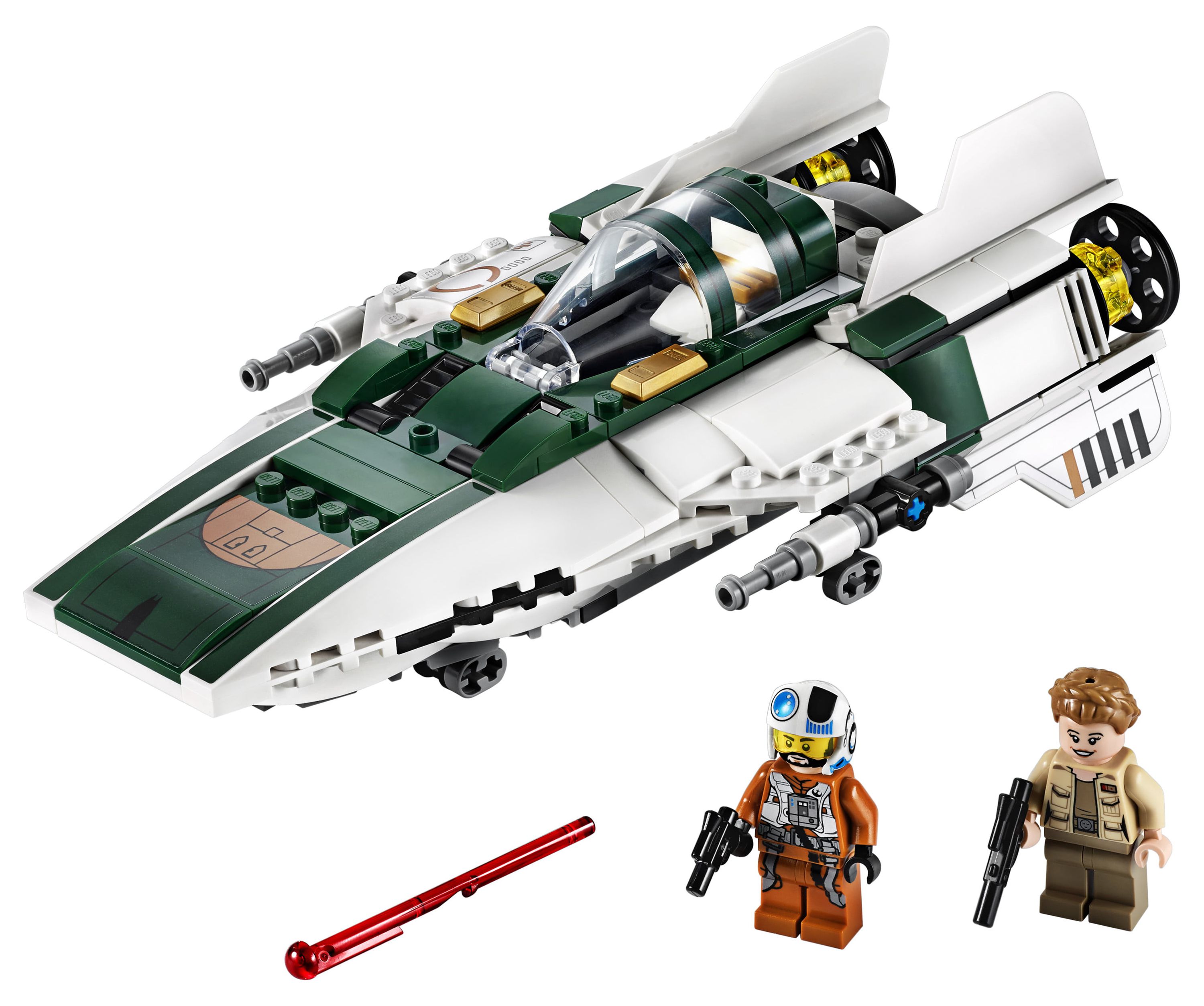 LEGO Star Wars: The Rise of Skywalker Resistance A-Wing Starfighter 75248 Advanced Collectible Starship Model Set (269 Pieces) - image 3 of 6