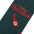 thumbnail image 4 of Crazy Socks, Franks Red Hot, Funny Socks for Men Women, Fun Crew Print, Large, 4 of 6