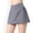 Gray, variant on Women's High Waist Wrap Front Mesh Panel Athletic Skort with Built-In Shorts- X Large, Purple