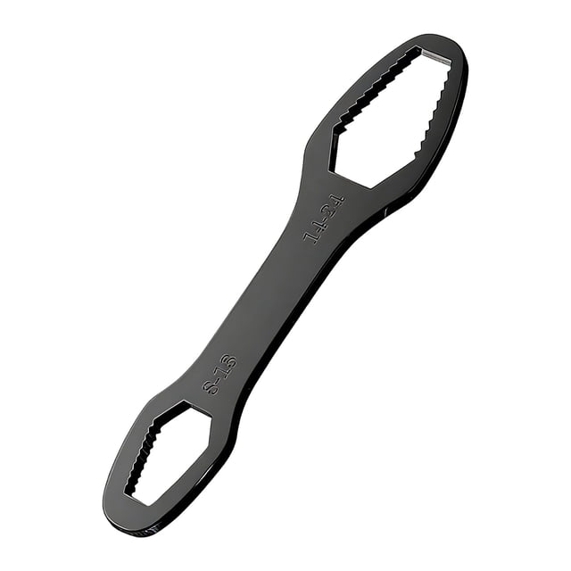 Clé Multi-Tailles, Clé à Double Tête Réglable 8-24mm, Outil à Main Compact pour Boulons et Écrous, Portable pour Réparation à Domicile, Entretien Auto et Projets DIY