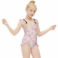 thumbnail image 4 of Kuromi And My Melody Girls One Piece Swimsuits Hawaiian Summer Swimwear Beach Bathing Suit Outfits, 4 of 7