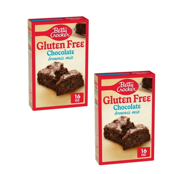 ( 2 Pack ) Betty Crocker Gluten Free Chocolate Brownie Mix, 16 oz.