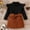 Black, variant on Liyamei Toddler Girls Ruffles Long Sleeve Ribbed Knitted Turtleneck T Shirt Tops Solid Bow Tie Skirt Outfits Girls Casual Sets Size Black 3-4 Years