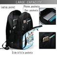 thumbnail image 4 of Easygdp World Travel Mochila para Laptop de Viaje con Puerto USB, Mochila para Laptop con Puerto de Carga USB para Mujeres y Hombres, 4 of 7
