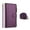 Purple, variant on PU Leather Magnetic Snap Flip Zipper Strap Wallet Phone Case Fit foriPhone 16E-iPhone SE 2025-iPhone SE4