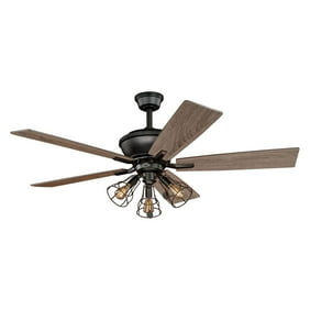 Hunter 54 Key Biscayne Weathered Zinc Ceiling Fan With Light Kit And Pull Chain