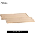 thumbnail image 6 of Hammont Bamboo Wood Cutting Board and Serving Tray Eco Friendly Chopping Board 8"x16"x0.5" 2 Pack, 6 of 6