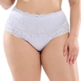 thumbnail image 3 of HUPOM Girls Panties Girls Panties High Waist Leisure Tie Banded Waist Gray 4XL, 3 of 4