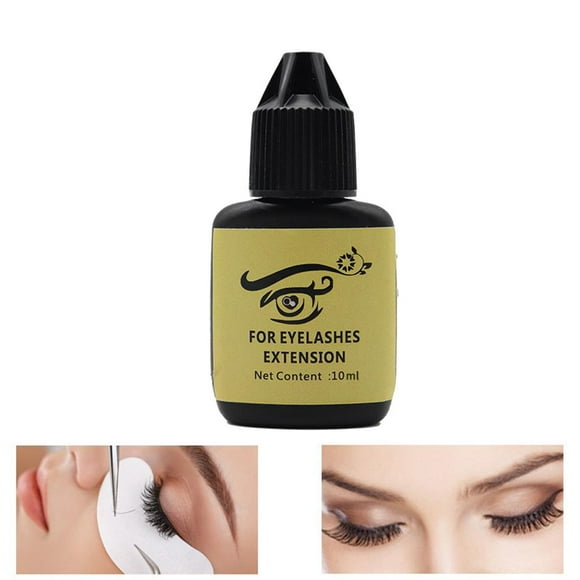 Pegamento de pestañas y fuerte ml, adhesivo de secado para que los principiantes practiquen, apariencia de pestañas impecable Yinane Pegamento de pestañas