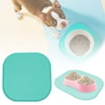 thumbnail image 1 of Dog Feeding Mat with Raised Edge Design for Spill Containment and Floor, 1 of 5